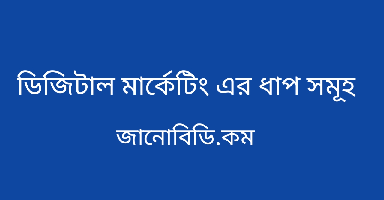 ডিজিটাল মার্কেটিং এর প্রকারভেদ